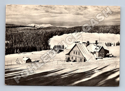 Pohlednice Krkonoše Strážné Friesovy boudy 1965 (M34315)