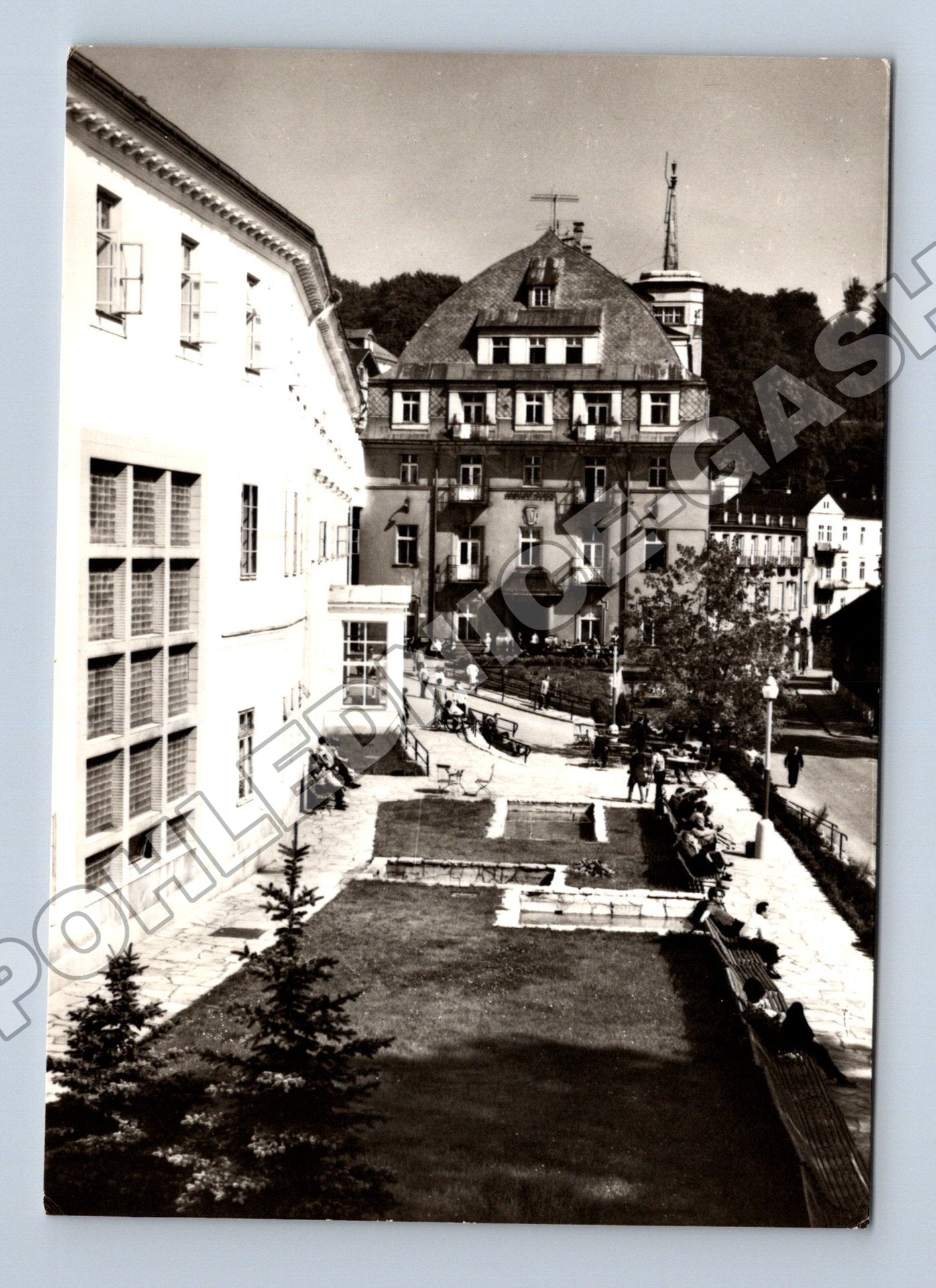 Pohlednice Janské Lázně Lázeňský dům Janský dvůr (M34316)