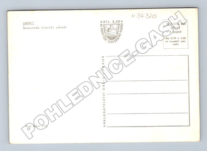 Pohlednice Liberec Severočeská botanická zahrada 1960s (M34320)