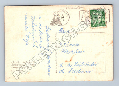 Pohlednice Luhačovice Zotavovna ROH a Augustiánský dům 1964 (M34327)