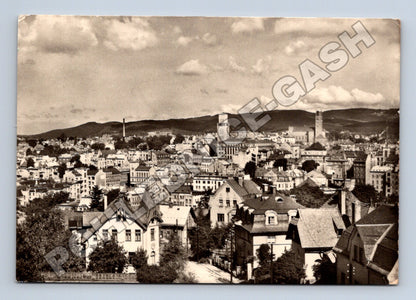Pohlednice Jablonec nad Nisou panorama města (M34332)