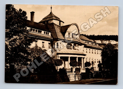 Pohlednice Jáchymov lázeňský dům 1958 (M34333)