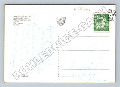 Pohlednice Mariánské Lázně Společenský dům Casino 1964 (M34340)