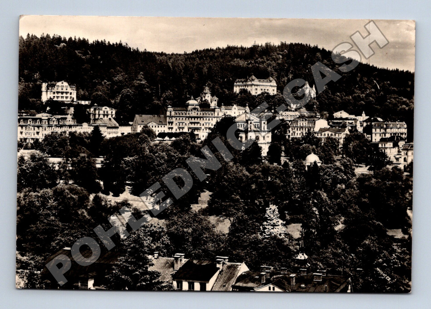Pohlednice Mariánské Lázně panorama 1961 (M34348)