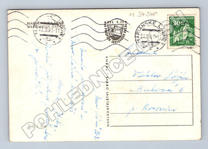 Pohlednice Mariánské Lázně panorama 1961 (M34348)