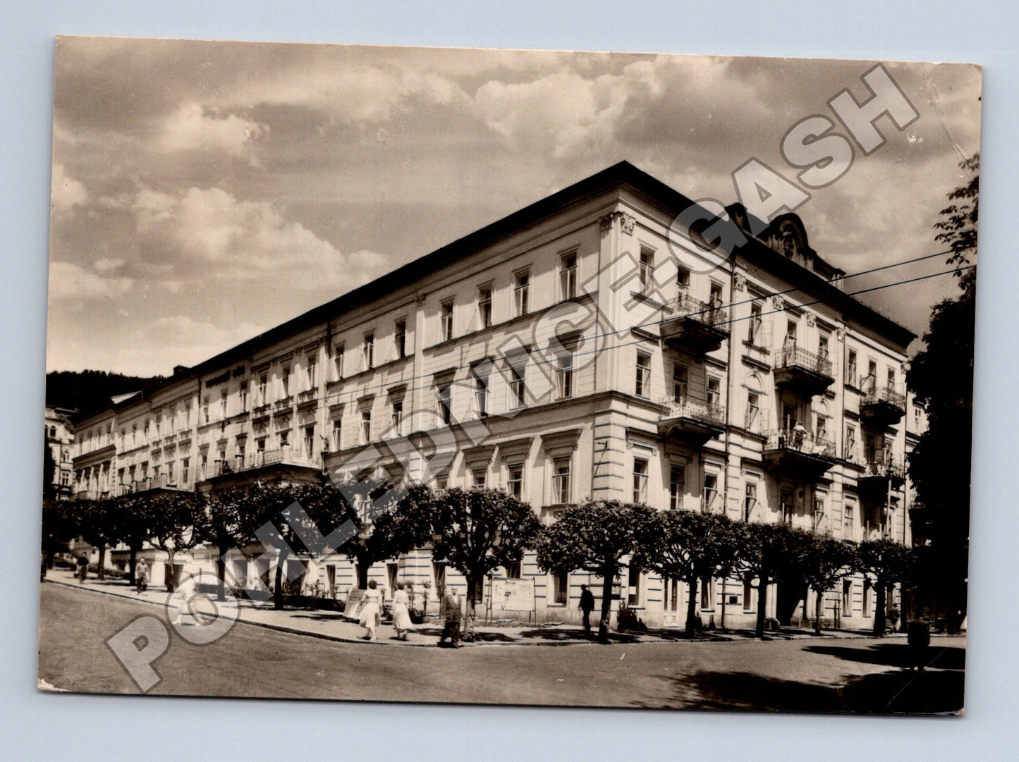 Pohlednice Mariánské Lázně Teplický dům 1951 (M34350)