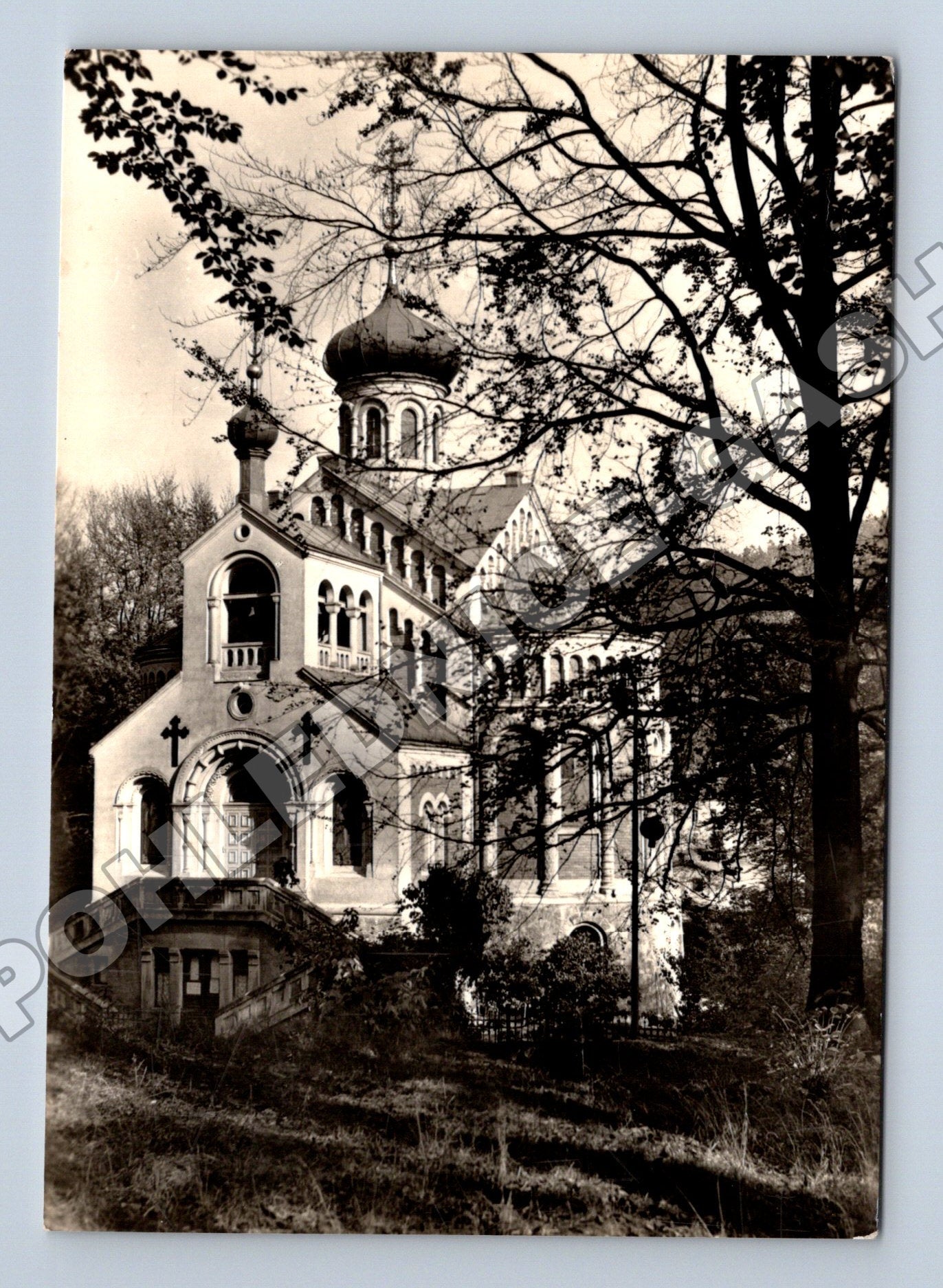 Pohlednice Mariánské Lázně Pravoslavný kostel 1970 (M34358)