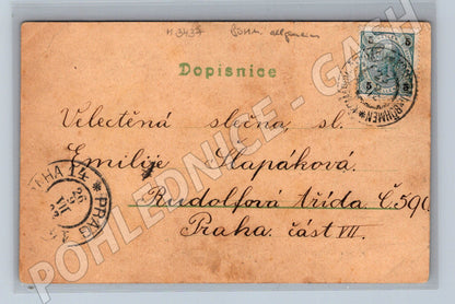 Pohlednice České hrady Karlštejn Točník Křivoklát 1897 (M3437)