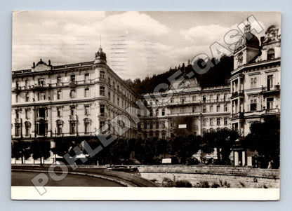 Pohlednice Karlovy Vary Hotel Moskva 1956 (M34377)