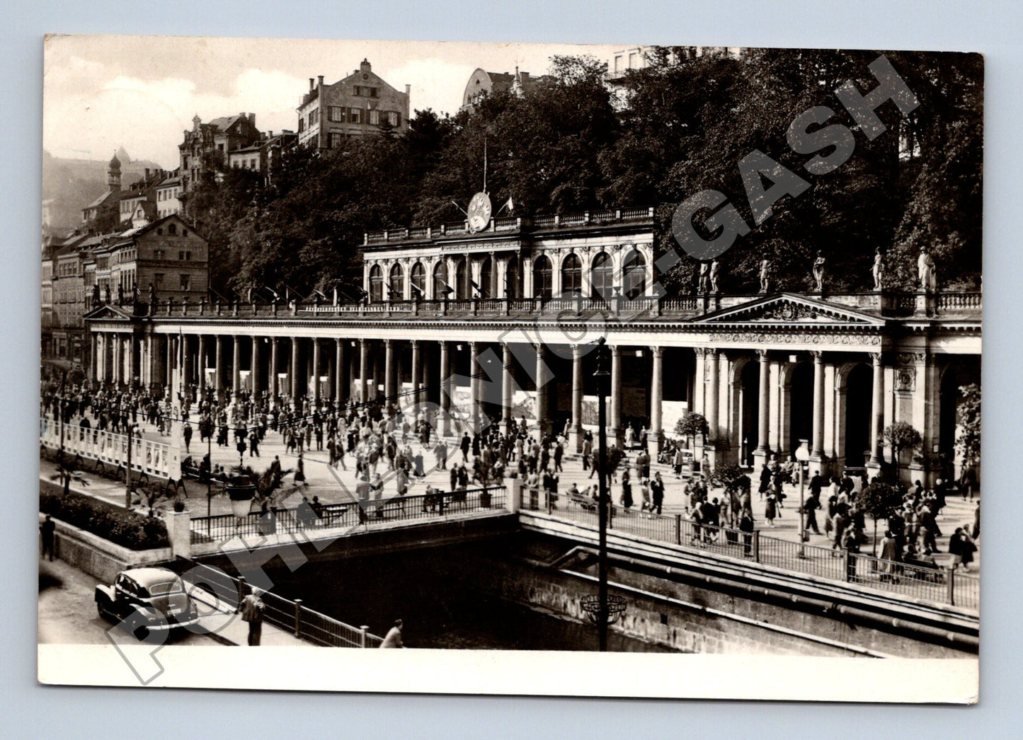 Pohlednice Karlovy Vary Kolonáda přátelství 1961 (M34383)