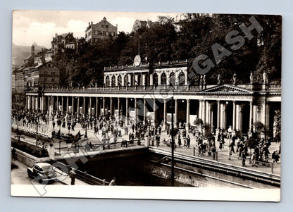 Pohlednice Karlovy Vary Kolonáda přátelství 1961 (M34383)
