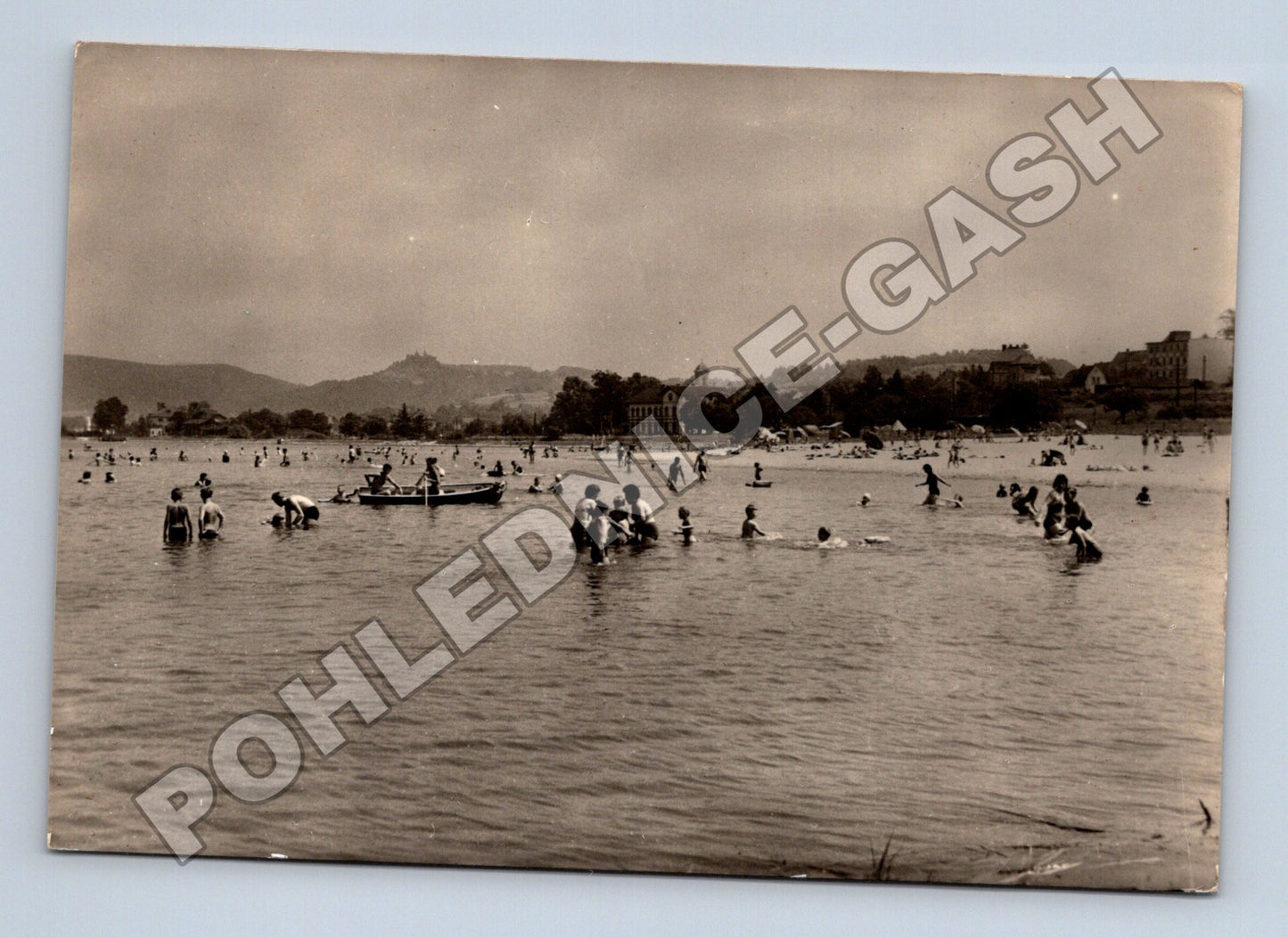 Pohlednice Úštěk koupaliště 1941 (M34387)