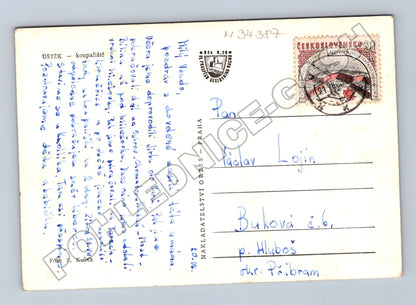 Pohlednice Úštěk koupaliště 1941 (M34387)