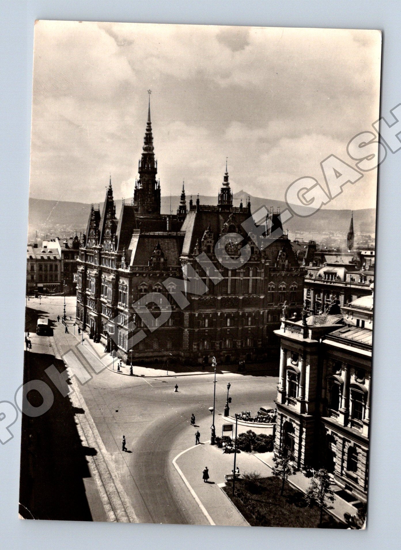 Pohlednice Liberec Novorenesanční radnice 1959 (M34388)