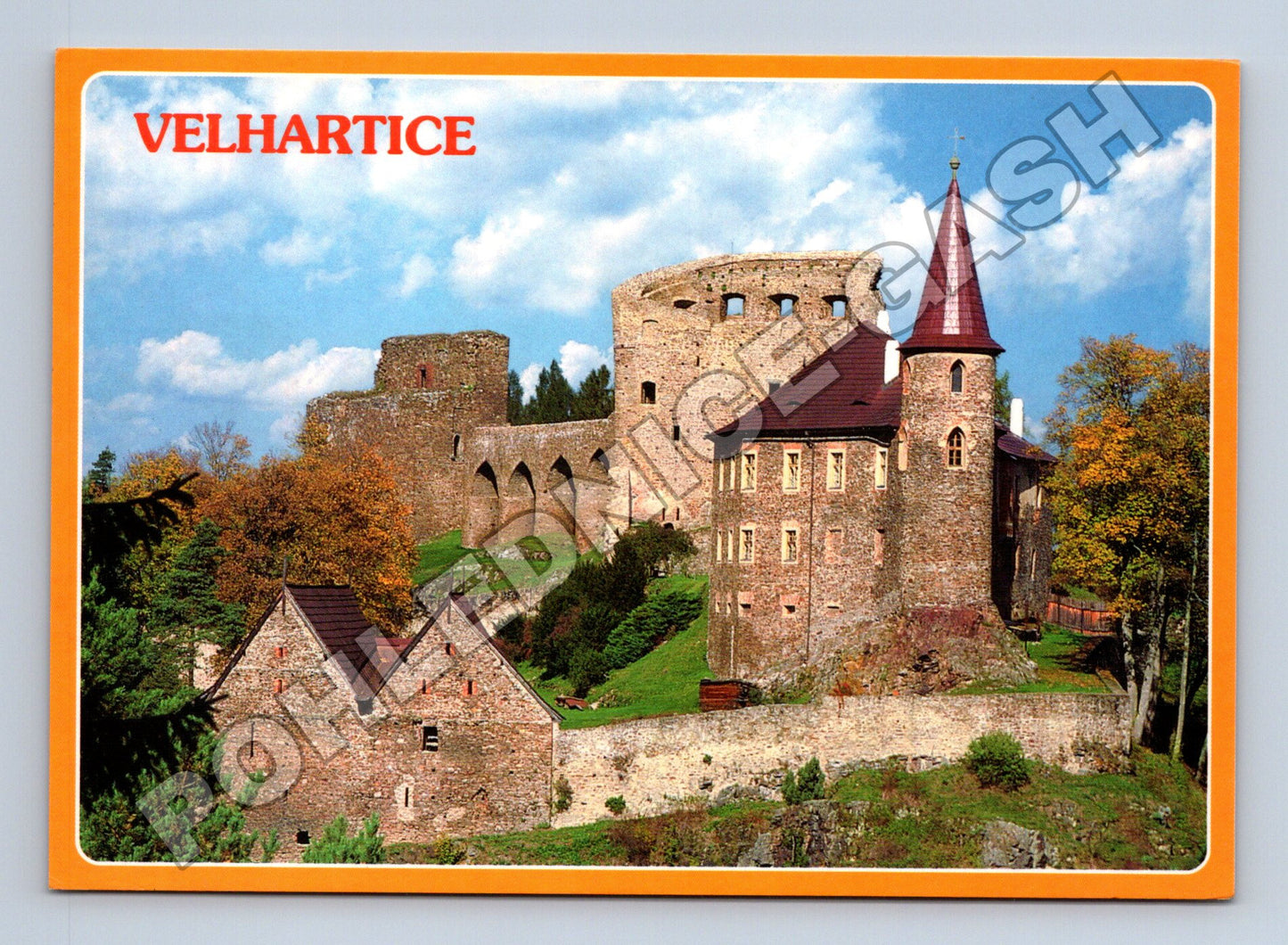 Pohlednice Velhartice hrad, zřícenina 2002 (M34395)
