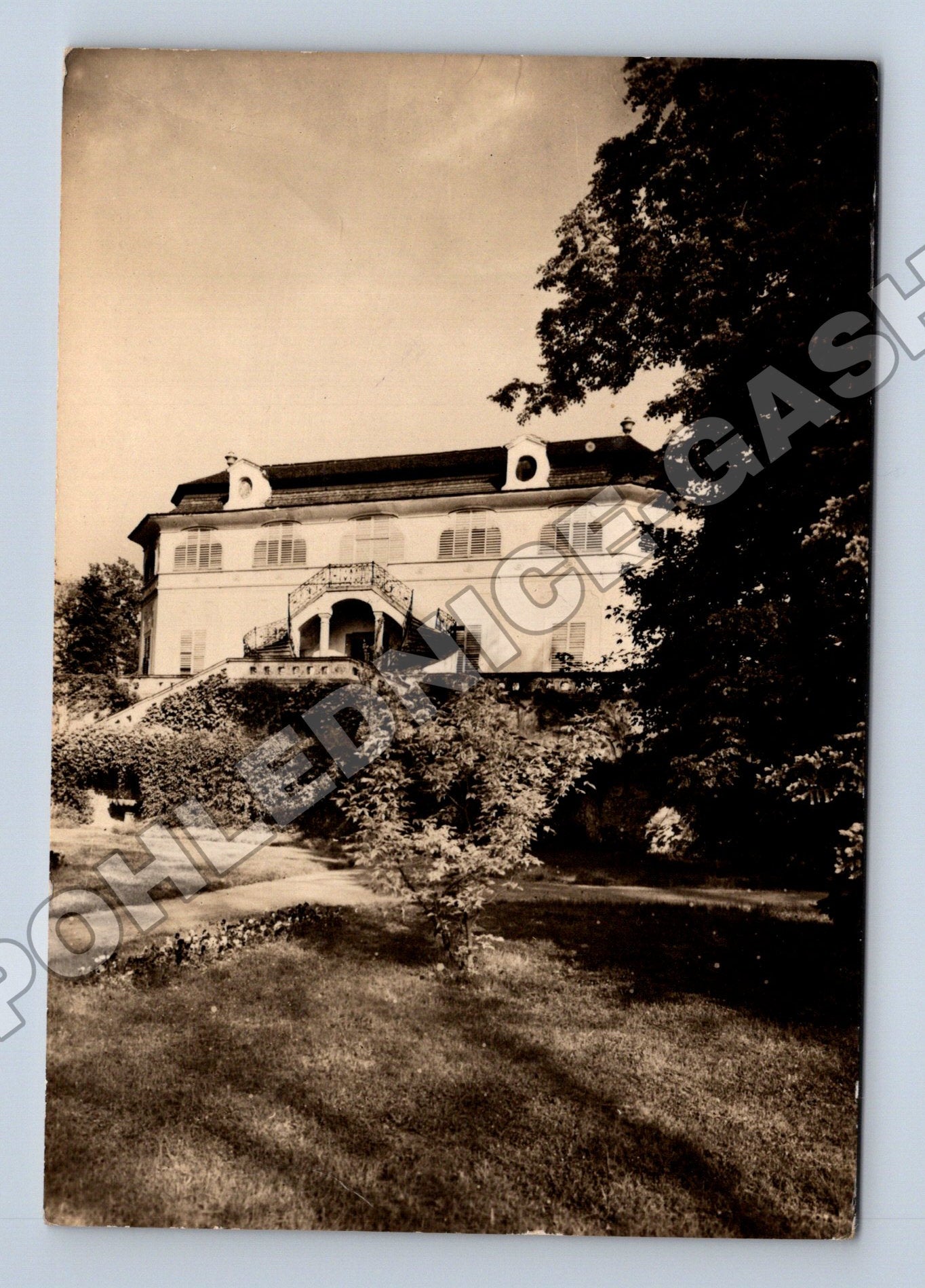 Pohlednice Český Krumlov zámek Bellarie 1928 (M34399)
