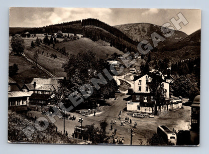 Pohlednice Pec pod Sněžkou Krkonoše 1954 (M34404)