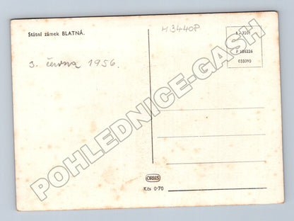 Pohlednice Blatná Státní zámek 1956 (M34408)