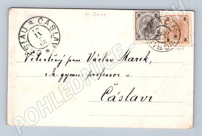 Pohlednice Orlík hrad 1901 (M3441)