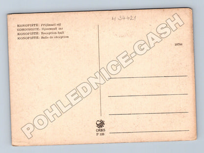 Pohlednice Konopiště Přijímací sál (M34421)
