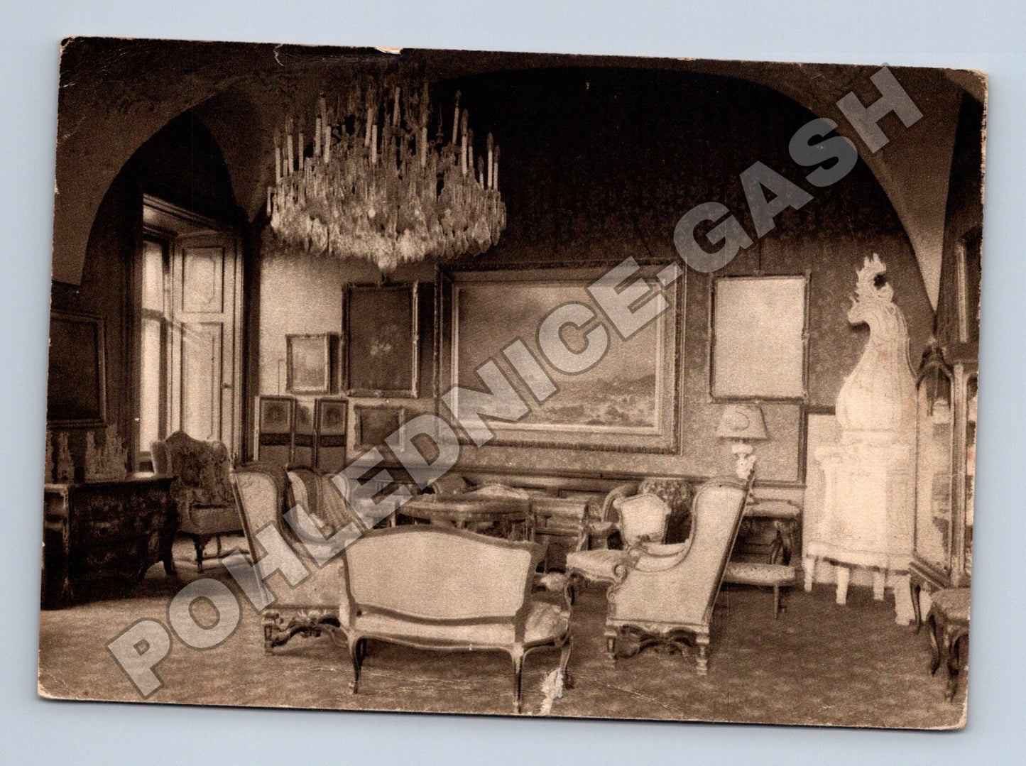 Pohlednice Konopiště Dámský salon (M34427)