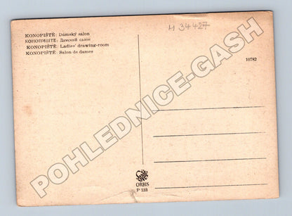 Pohlednice Konopiště Dámský salon (M34427)