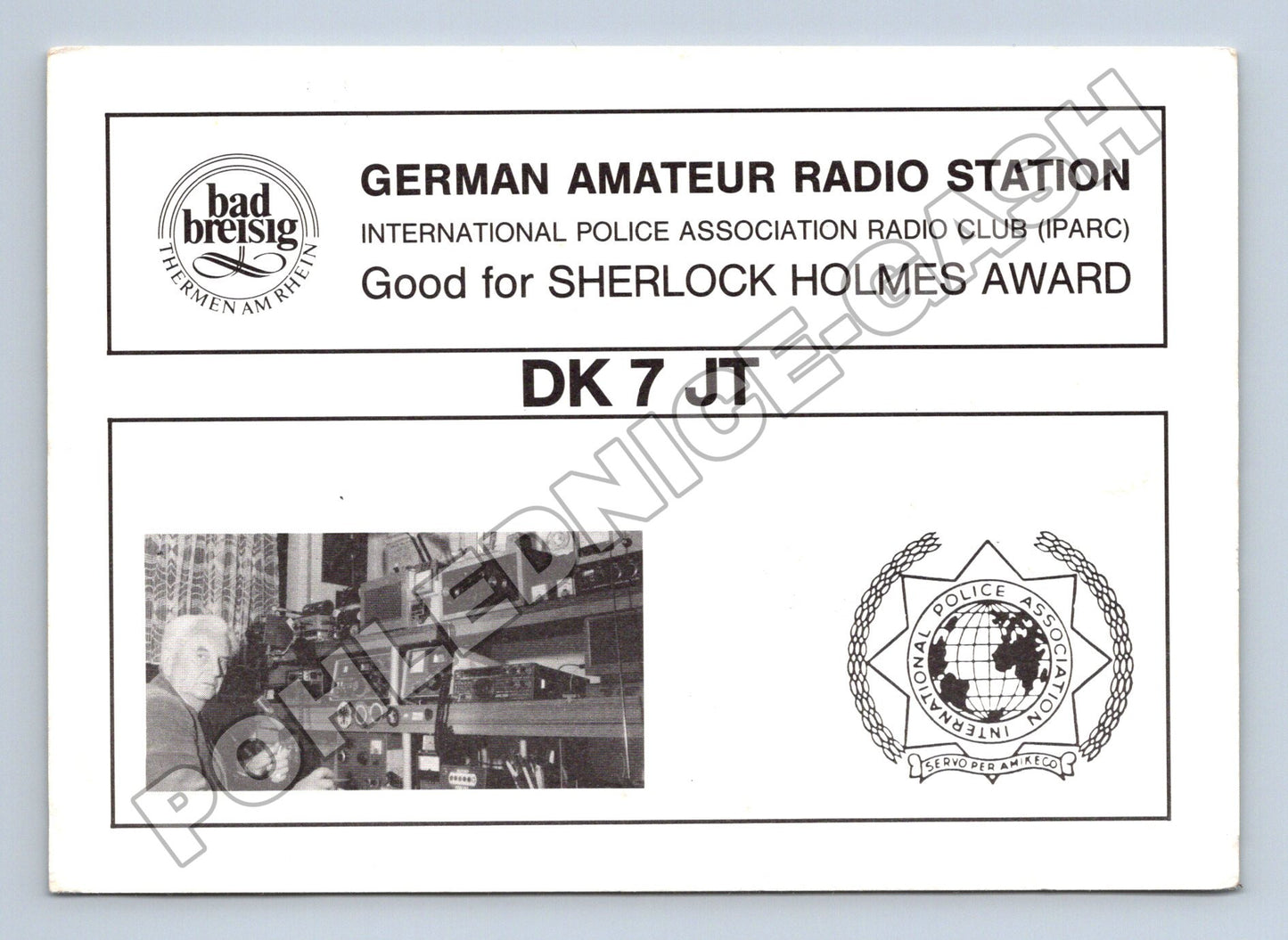 Pohlednice Německo radioamatérská stanice QSL 1991 (M34437)