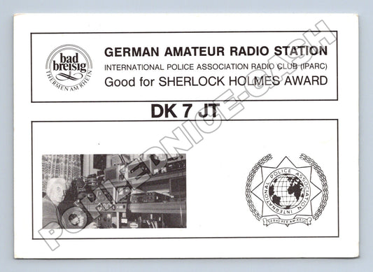 Pohlednice Německo radioamatérská stanice QSL 1991 (M34437)