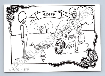 Pohlednice Velká Británie radioamatérská QSL karta 1991 (M34440)