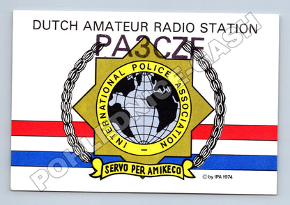 Pohlednice Holandsko amatérské rádio IPA PA3CZE 1991 (M34443)