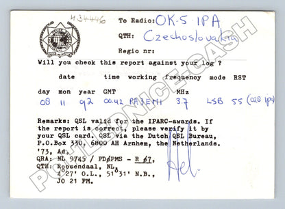 Pohlednice Holandsko Větrné mlýny 1992 (M34446)