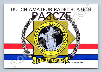 Pohlednice Holandsko radioamatérská QSL karta IPA 1993 (M34447)