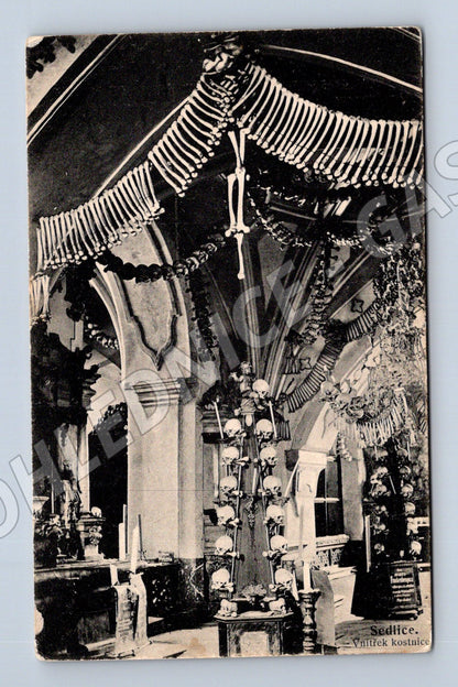 Pohlednice Sedlec Kostnice 1918 (M3445)