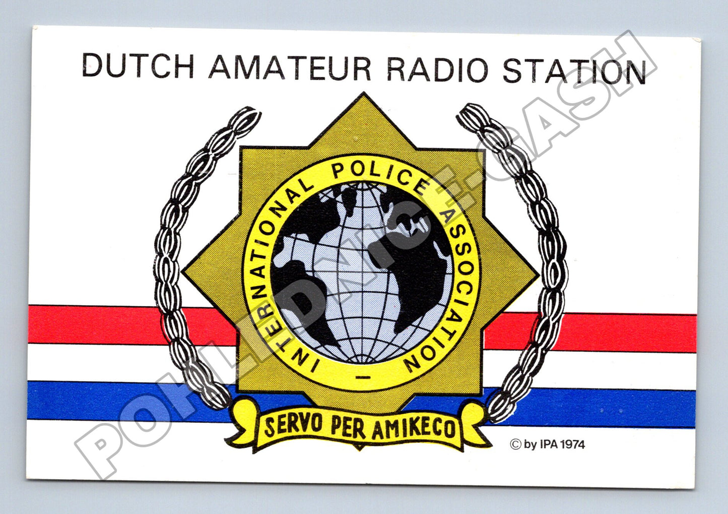 Pohlednice Holandsko IPA QSL radio 1991 (M34454)