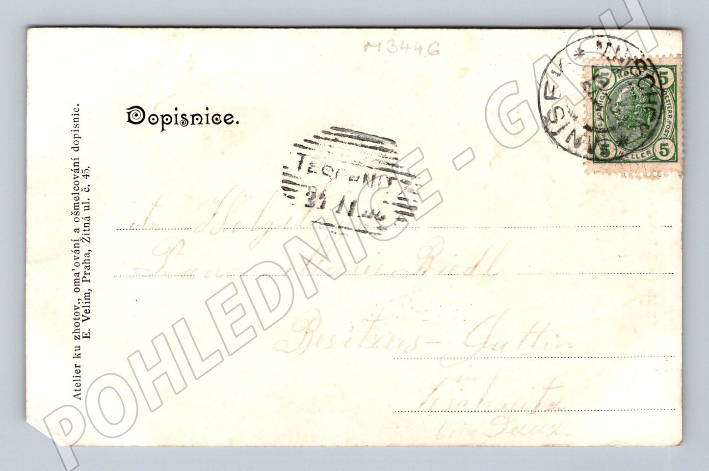 Pohlednice Mníšek pod Brdy zámek (M3446)