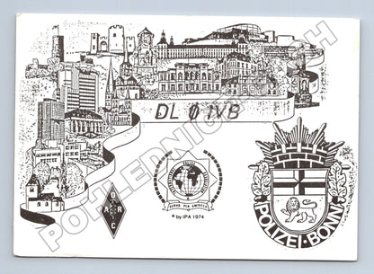 Pohlednice Německo Bonn QSL radiostanice 1991 (M34469)