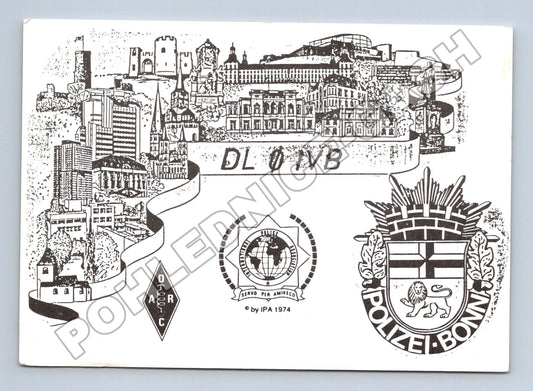 Pohlednice Německo Bonn QSL radiostanice 1991 (M34469)