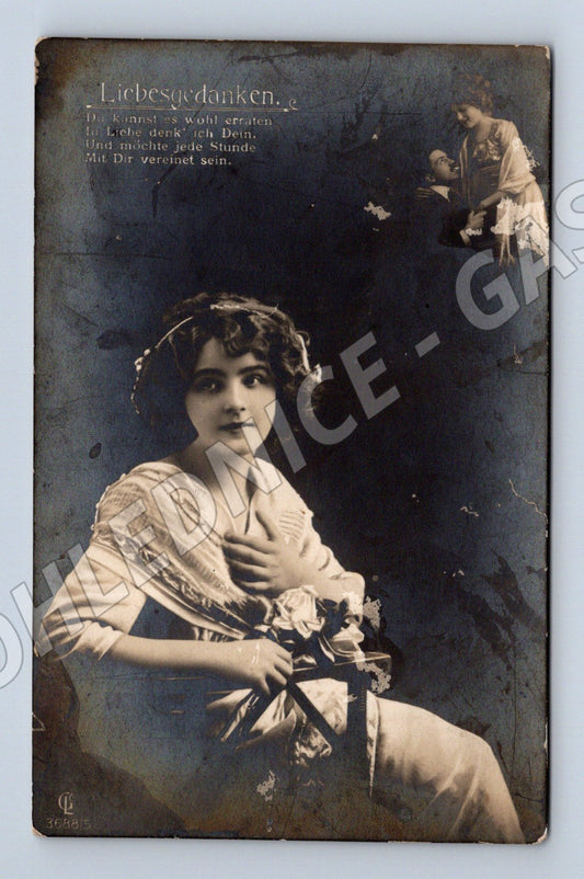 Pohlednice herečka Dragoner Regiment Kaiser Franz (M3448)