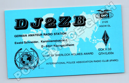 Pohlednice Německo amatérská radiostanice DJ2ZZB 1991 (M34481)