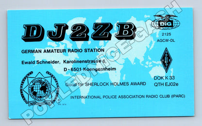 Pohlednice Německo QSL karta DJ2ZB 1991 (M34482)