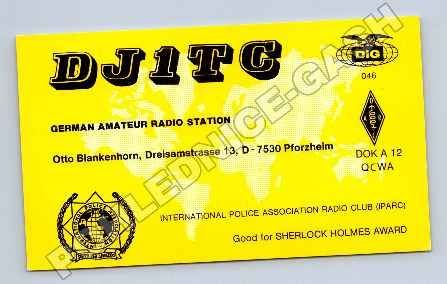 Pohlednice Německo Pforzheim radioamatérská stanice 1993 (M34484)