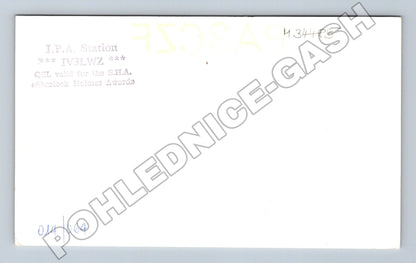 Pohlednice Itálie QSL karta radioamatér IV3LWZ 1993 (M34485)