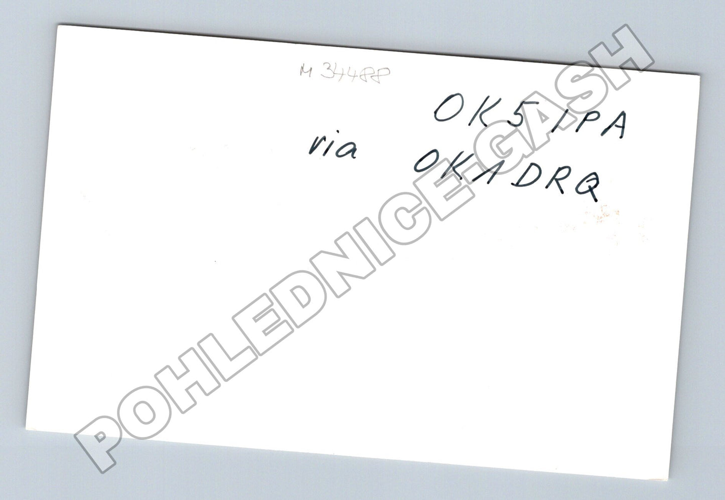 Pohlednice Švýcarsko QSL karta HB9CWR Bern 1991 (M34488)