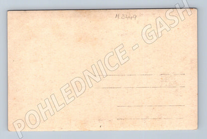 Pohlednice portrét mladé ženy sepia (M3449)