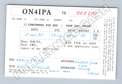 Belgie International Police Association Radio Club 1995 (M34496)
