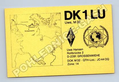 Pohlednice Německo radioamatérská karta 1993 (M34500)