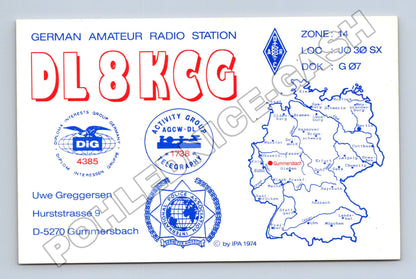 Pohlednice Německo amatérská radiostanice Gummersbach 1991 (M34505)