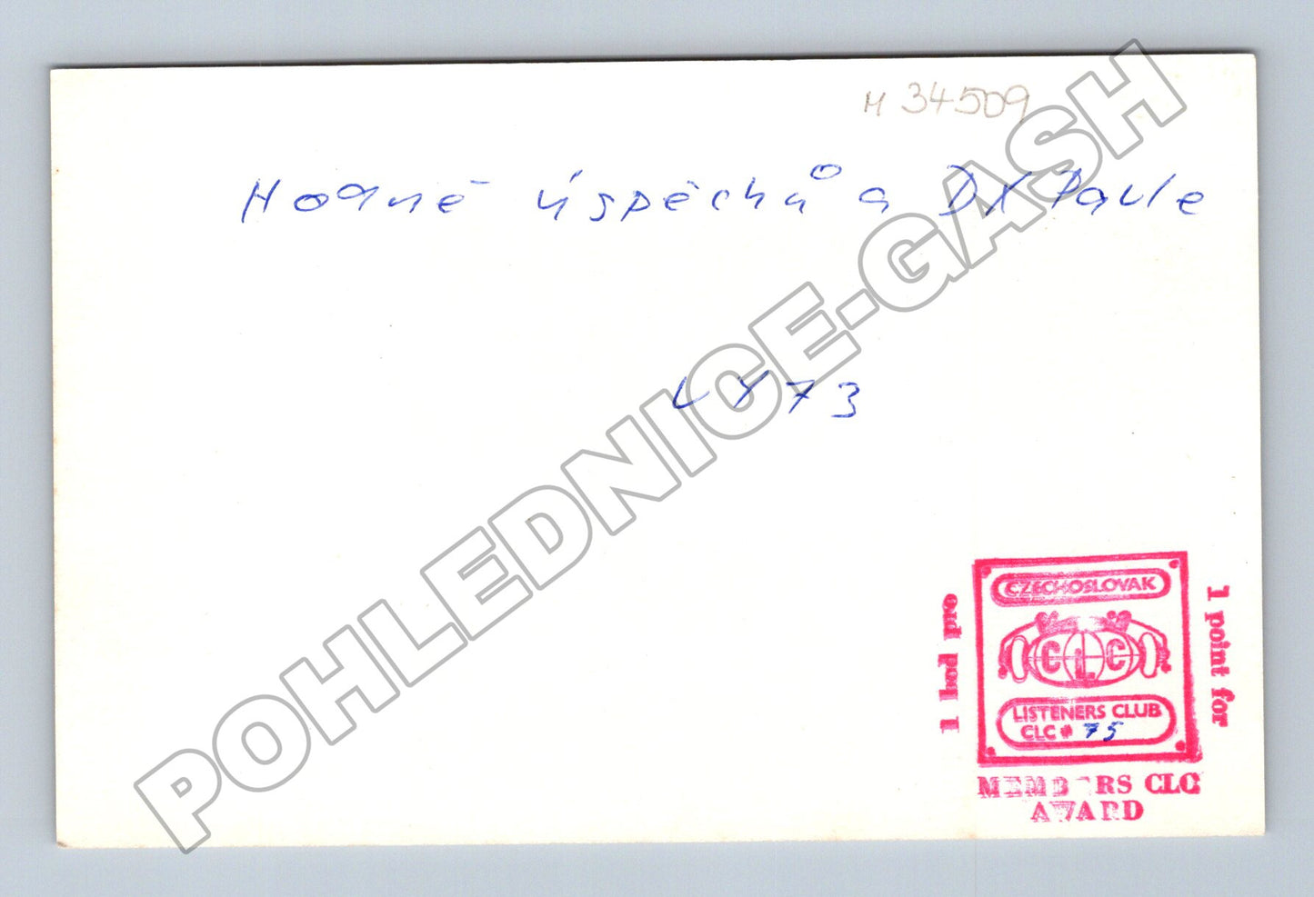 Pohlednice Československo QSL karta OK1FJD Holýšov 1992 (M34509)