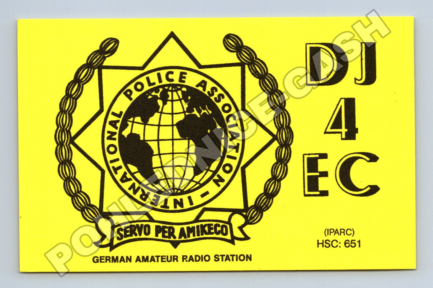 Pohlednice Německo International Police Assn. QSL 1994 (M34534)
