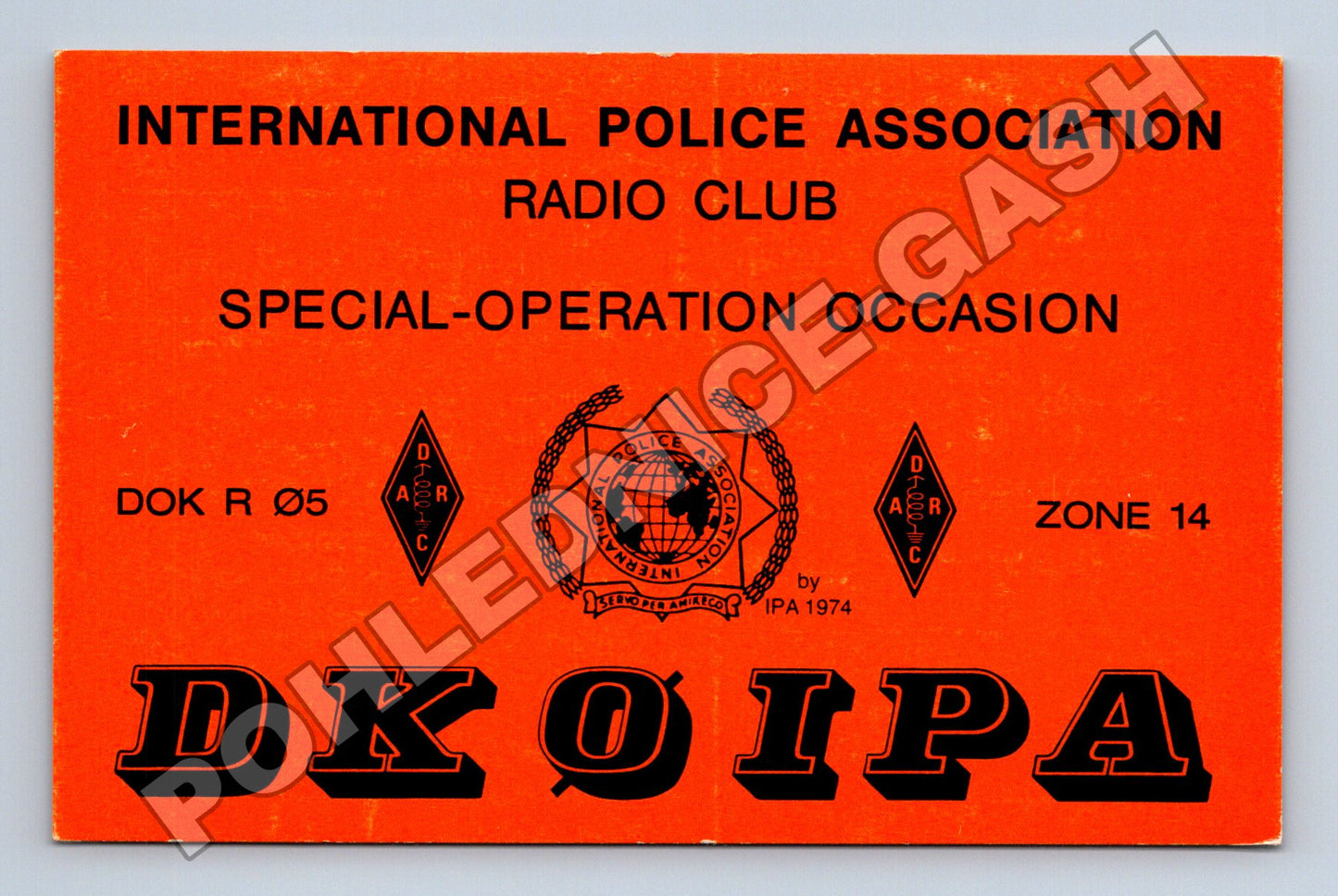 Pohlednice Německo IPA Radio Club QSL karta 1991 (M34537)